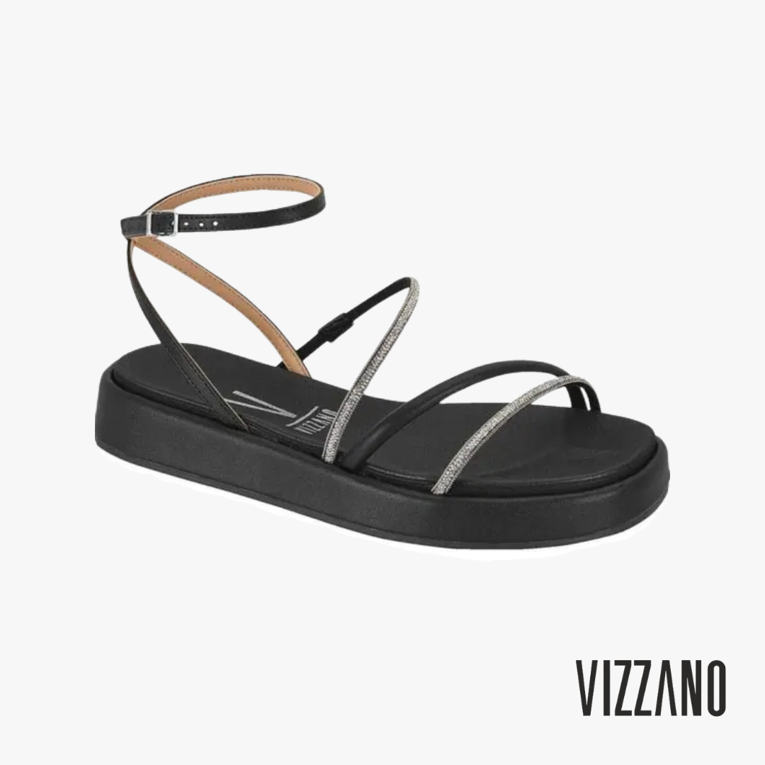 Vizzano Black Strappy Sandals