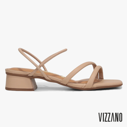 Vizzano Nude Block Heel Sandals – Minimalist Style for Everyday Wear