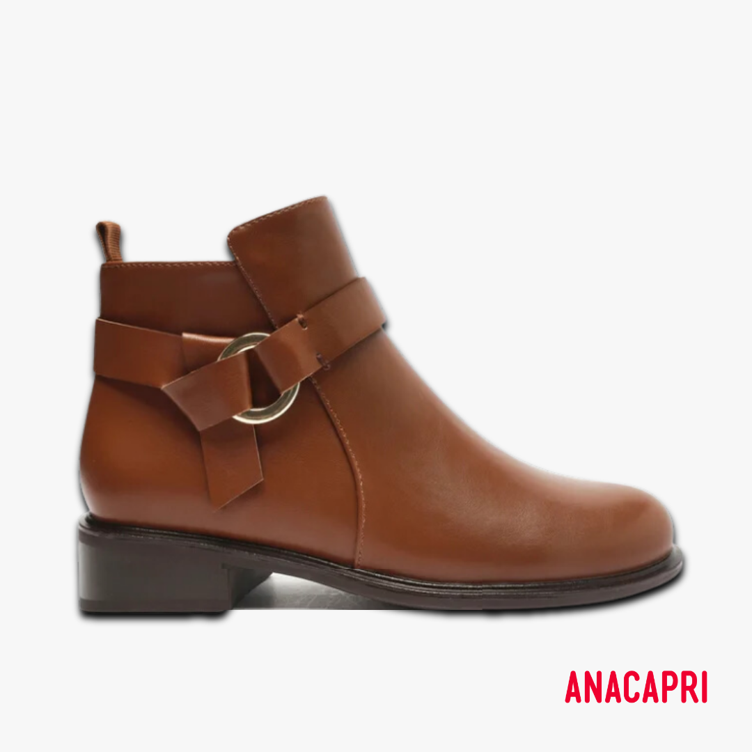 Anacapri Brown Ankle Boot – Classic Style and Everyday Comfort