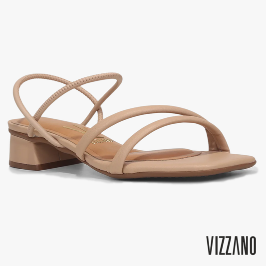 Vizzano Nude Block Heel Sandals – Minimalist Style for Everyday Wear