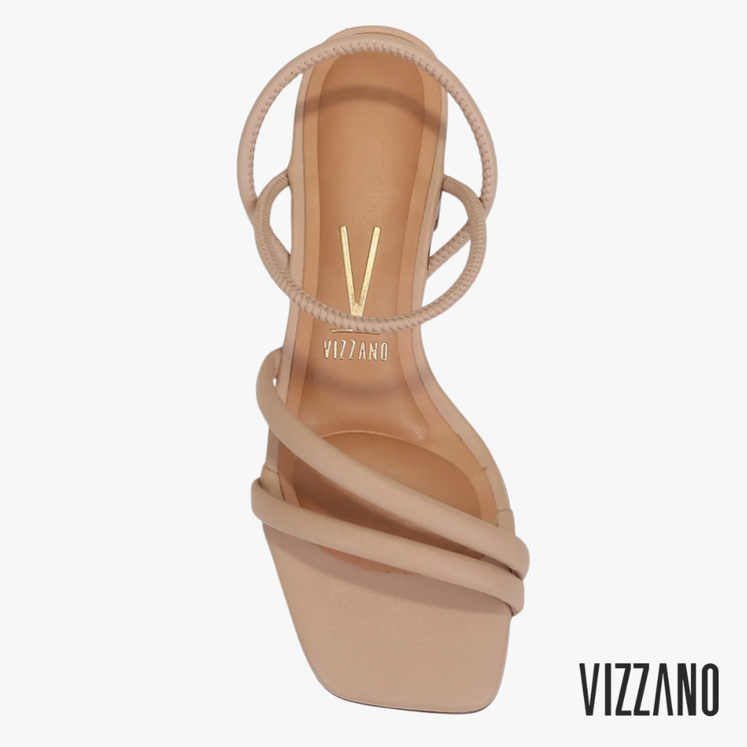 Vizzano Nude Block Heel Sandals – Minimalist Style for Everyday Wear