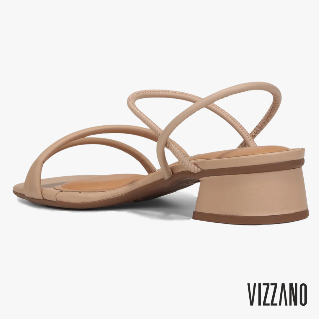 Vizzano Nude Block Heel Sandals – Minimalist Style for Everyday Wear