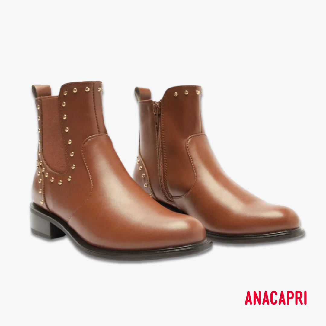 Anacapri Buckle Ankle Boots – Refined Style and Everyday Comfort