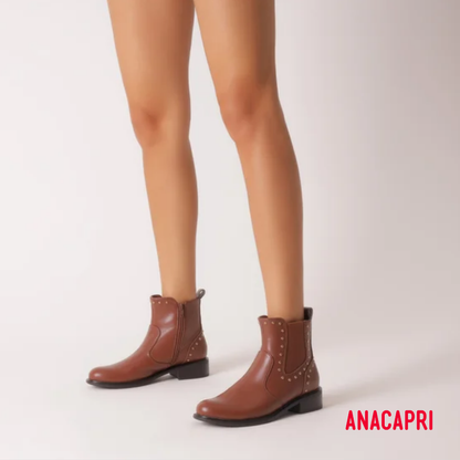 Anacapri Buckle Ankle Boots – Refined Style and Everyday Comfort