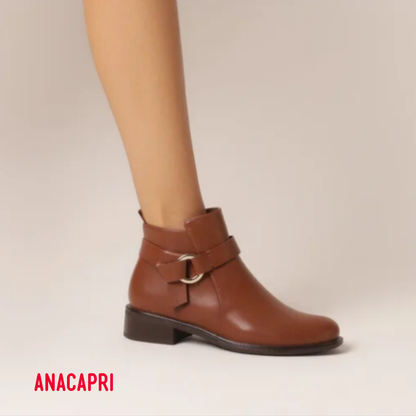 Anacapri Brown Ankle Boot – Classic Style and Everyday Comfort