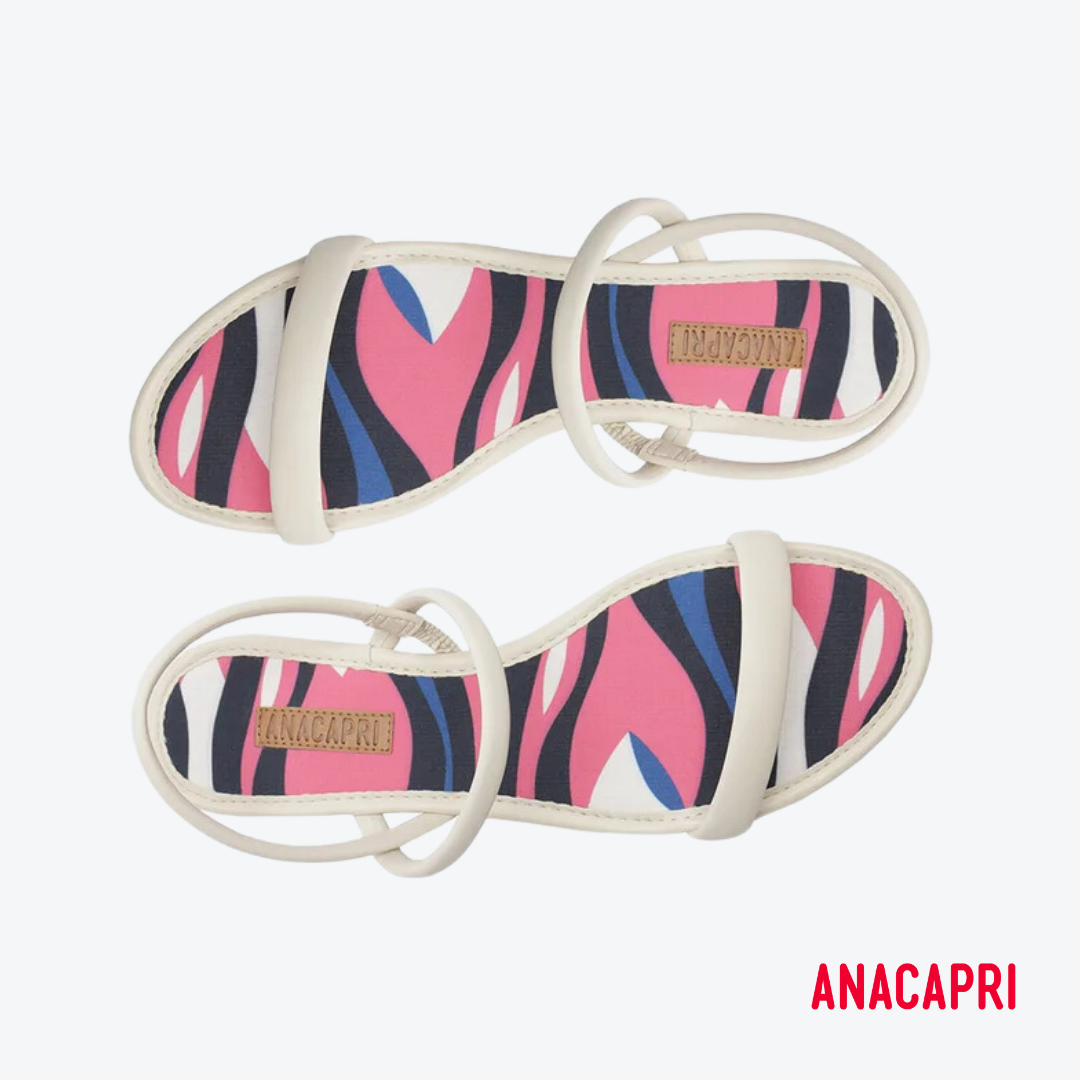 Anacapri Strap Sandals – Vibrant and Lightweight Style