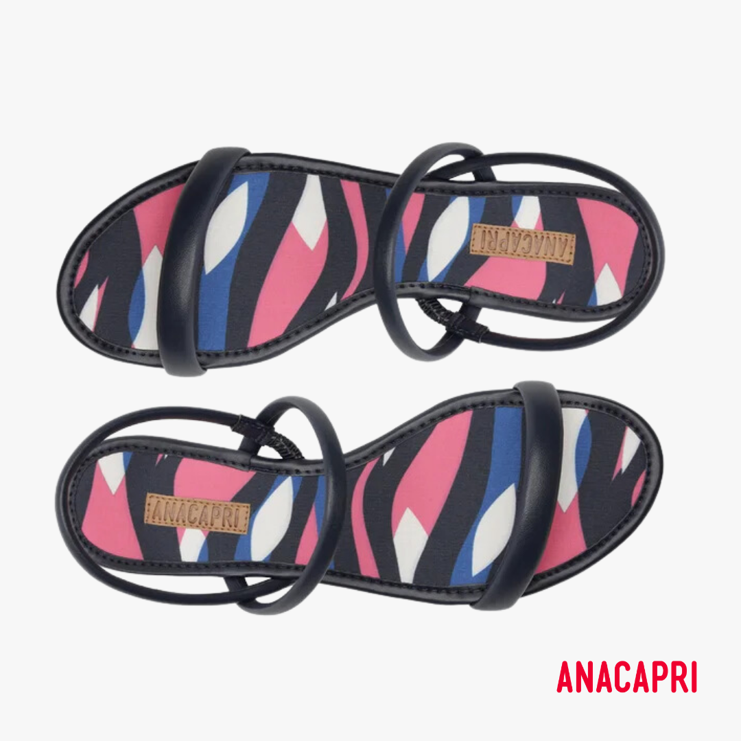 Anacapri Strap Sandals – Vibrant and Lightweight Style