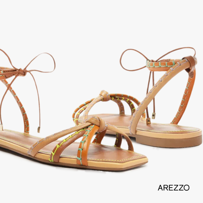 Arezzo Braided Strap Sandals – Unique Style with a Handcrafted Touch