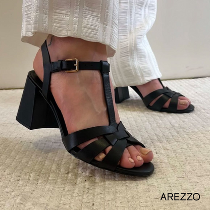 Arezzo Block Heel Sandal